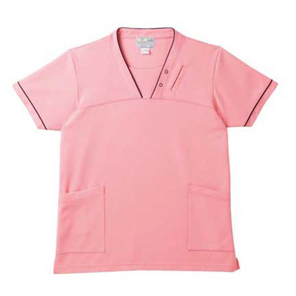 KIRAKU（トンボ） ケアスクラブ ピーチ 4L（身丈82cm） CR152-13 4L 1枚（ご注文単位1枚）【直送品】