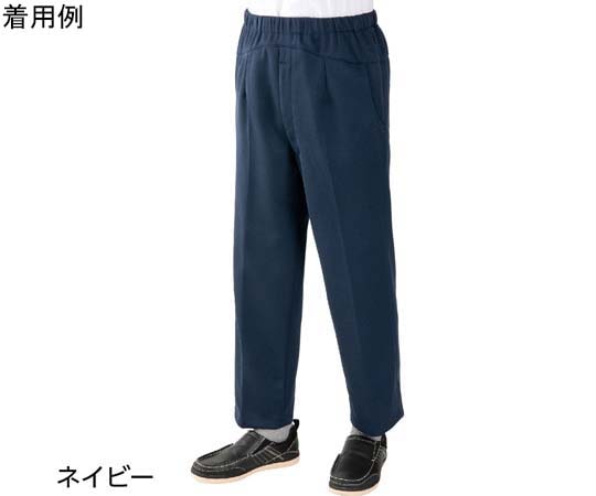 ケアファッション 紳士背中が出にくい深履きパンツ ネイビー 3L 97610 1個（ご注文単位1個）【直送品】
