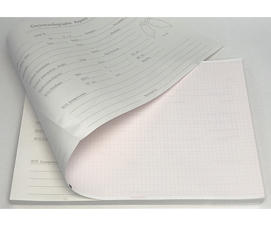 ちばら 心電図記録紙 幅210mm×長60m/折300mm（折り畳み型・方眼線有） 5冊入 CR210-60Z-DM 1箱（ご注文単位1箱）【直送品】