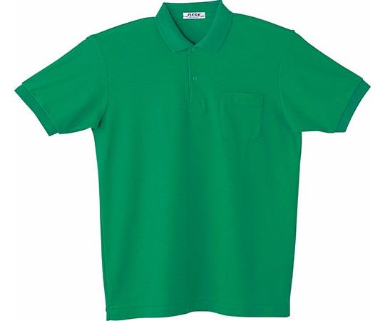 WHISEL（自重堂） 半袖ポロシャツ グリーン M 17 1枚（ご注文単位1枚）【直送品】