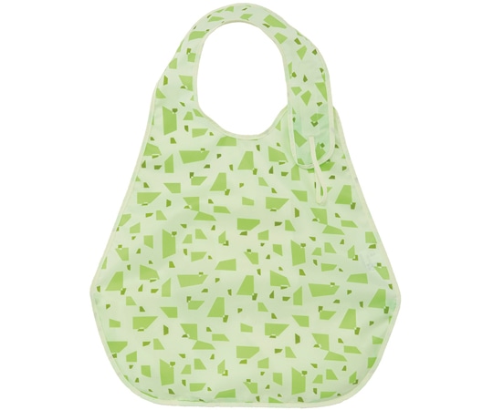 フットマーク こぼれないお食事エプロン ライム 403734 1枚（ご注文単位1枚）【直送品】