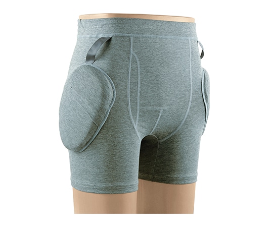 エンゼル（介護用品） ラ・クッションパンツⅡ 男性用 L グレー 3905 1個（ご注文単位1個）【直送品】