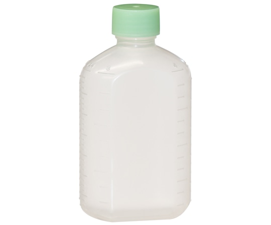 金鵄製作所 小判型投薬瓶 200mL ノーマルキャップ（ライトグリーン:竹） 100本入 20030-003 1箱（ご注文単位1箱）【直送品】