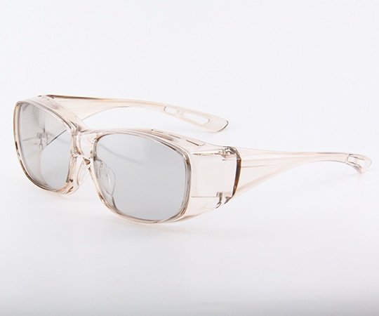 日本光材 薄色レンズの調光偏光曇り止めアイケアオーバーグラス ブラウン JY-15CHOPODF BR 1個（ご注文単位1個）【直送品】