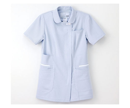 ナガイレーベン 女子上衣 ブルー EL LX4012 1枚（ご注文単位1枚）【直送品】