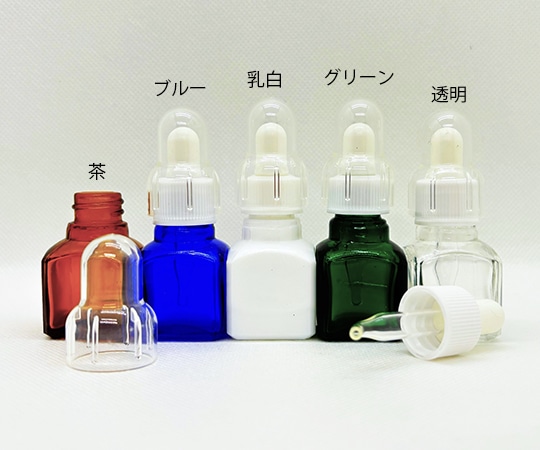 堀内製作所 スポイト薬瓶（オーバーキャップ付き）9mL 乳白 G-04 1個（ご注文単位1個）【直送品】