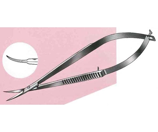 Leprex マイクロ剪刀 反型 115mm LMB-51-15 1個（ご注文単位1個）【直送品】