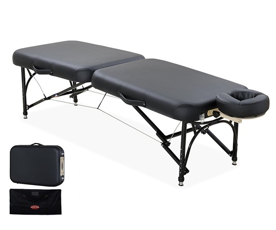 アズワン 折りたたみベッド ブラック 70×182×52~66 Q28BK 1個（ご注文単位1個）【直送品】