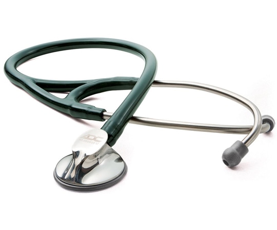 ユーメド貿易 ADスコープ プラチナムカーディオロジーステトスコープ ダークグリーン AD700DG 1本（ご注文単位1本）【直送品】