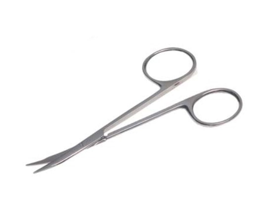 日本フリッツメディコ デリケート剪刀 11cm 曲 BS-1021 1本（ご注文単位1本）【直送品】