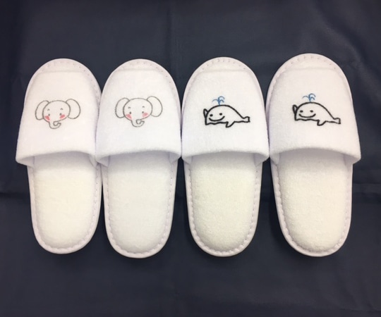 トータス 子供用スリッパ 象・鯨 1箱（200足入） 030207P 1箱（ご注文単位1箱）【直送品】