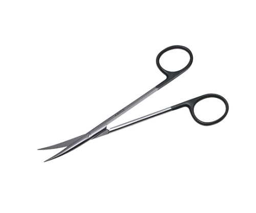 日本フリッツメディコ スーパー・メッツェンバーム剪刀 14.5cm 曲両尖 B250-371V 1個（ご注文単位1個）【直送品】