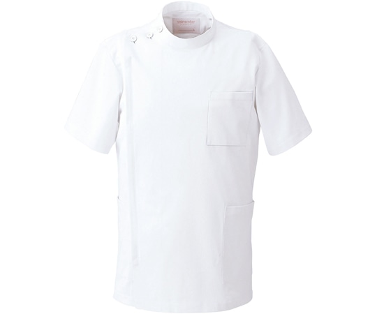 フォーク 男子上衣 ホワイト 4L 1010CR-1 1枚（ご注文単位1枚）【直送品】