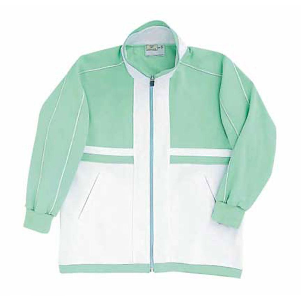 KIRAKU(トンボ) ハーフジャケット ミント 4L(身丈79cm) CR050-40 4L 1枚(ご注文単位1枚)【直送品】