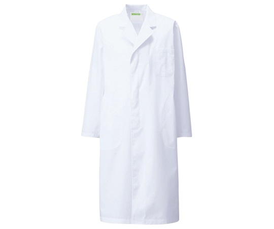KAZEN メンズ診察衣S型長袖 白 3L 110-30 3L 1枚（ご注文単位1枚）【直送品】