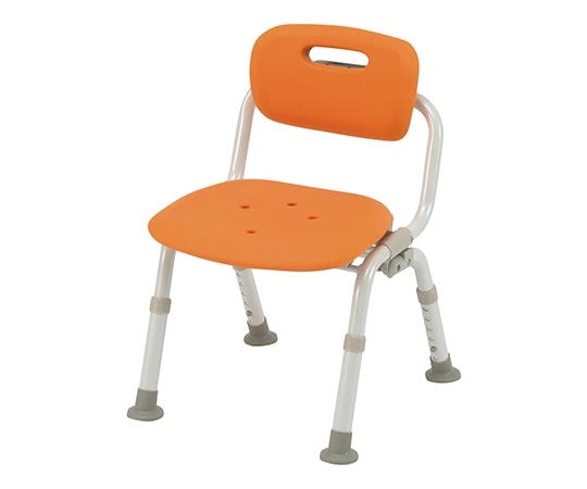 パナソニックエイジフリー シャワーチェアコンパクトおりたたみN （ユクリア） ワンタッチ開閉 なし オレンジ PN-L40721D 1台（ご注文単位1台）【直送品】