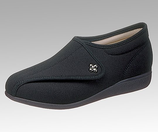 アサヒシューズ リハビリシューズ 快歩主義・女性用 ブラックストレッチ 23.5cm L011 1足(ご注文単位1足)【直送品】