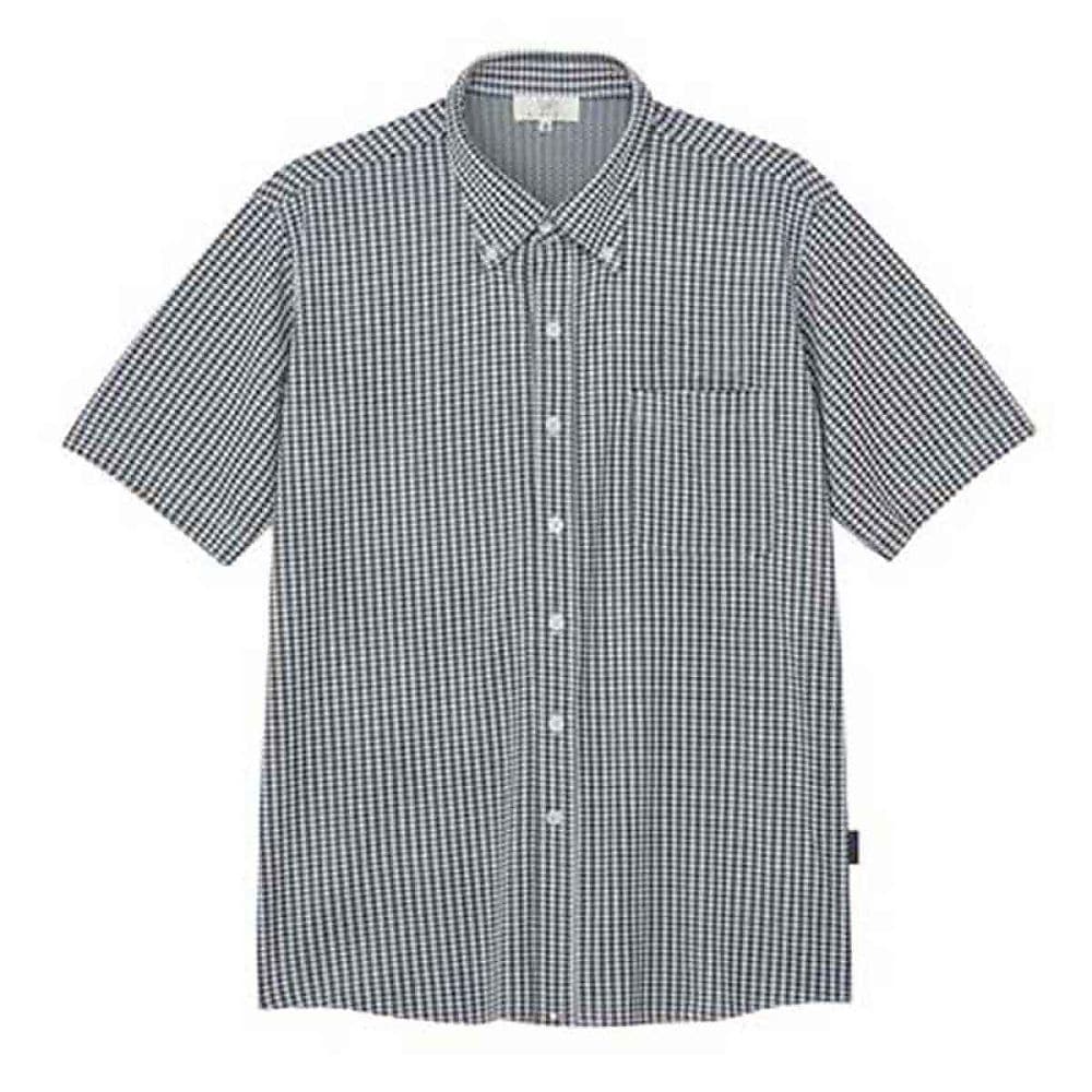 KIRAKU（トンボ） ニットシャツ ブラック SS（身丈62cm） CR196-09 SS 1枚（ご注文単位1枚）【直送品】