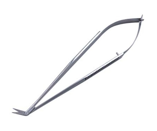 日本フリッツメディコ マイクロ剪刀 18cm 60度 B036-0102 1本（ご注文単位1本）【直送品】