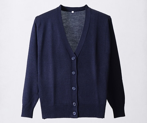 ディーフェイズ 7ゲージカーディガン 濃紺 M D-1008 1枚(ご注文単位1枚)【直送品】