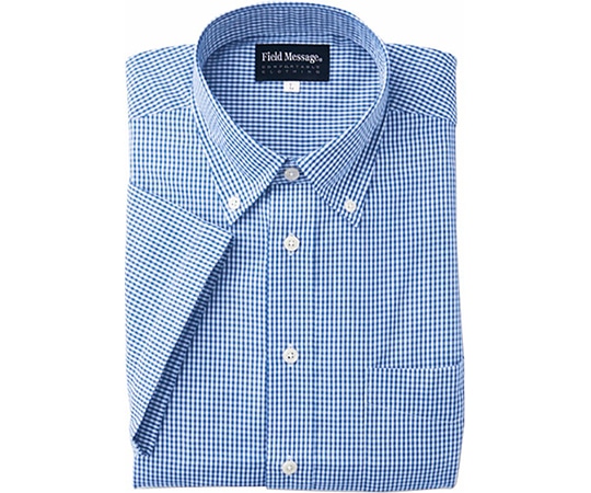 WHISEL(自重堂) 半袖シャツ ブルー M 43614 1枚(ご注文単位1枚)【直送品】