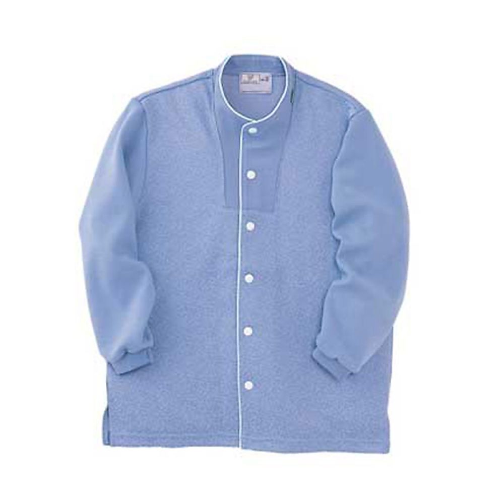 KIRAKU（トンボ） 前開きシャツ ラベンダー LL（身丈72cm） CR813-83 LL 1枚（ご注文単位1枚）【直送品】