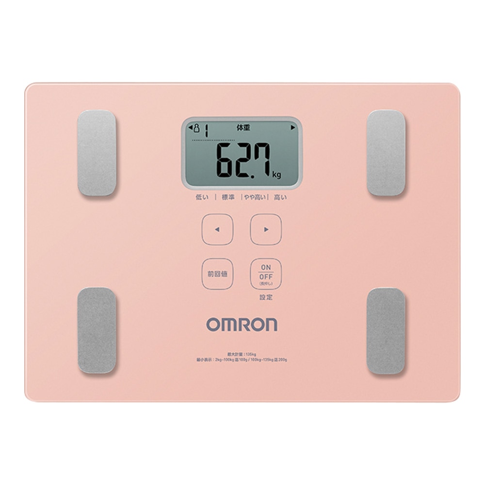 オムロン（ヘルスケア） 体重体組成計 ピンク HBF-235-JPK 1個（ご注文単位1個）【直送品】