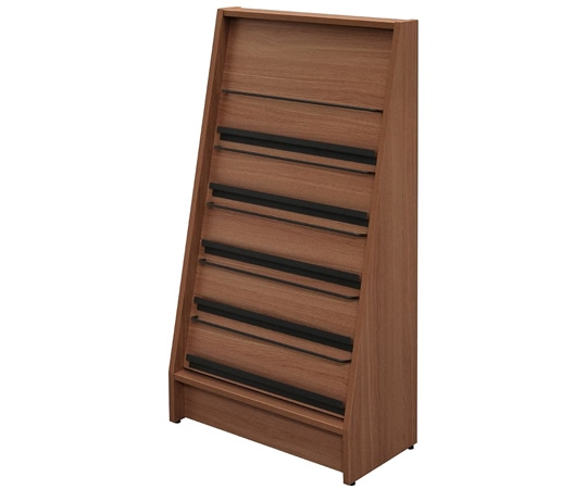 アール・エフ・ヤマカワ ミーツ カタログスタンドⅡ ダブル ウォルナットⅡ RFMKS2-DBDM2 1台（ご注文単位1台）【直送品】