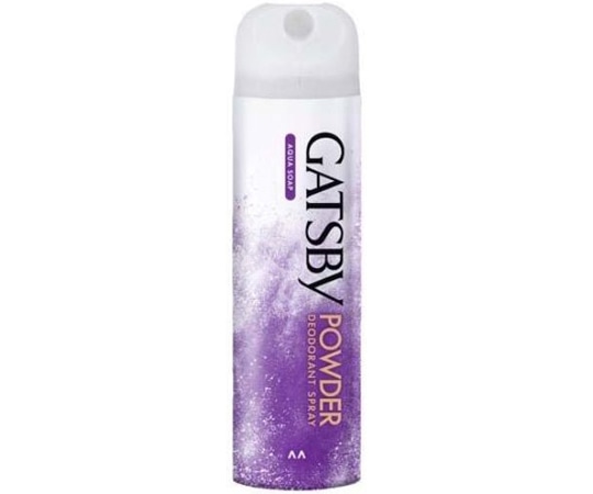 マンダム ギャツビー パウダーデオドラントスプレー アクアソープ 130g  1個（ご注文単位1個）【直送品】