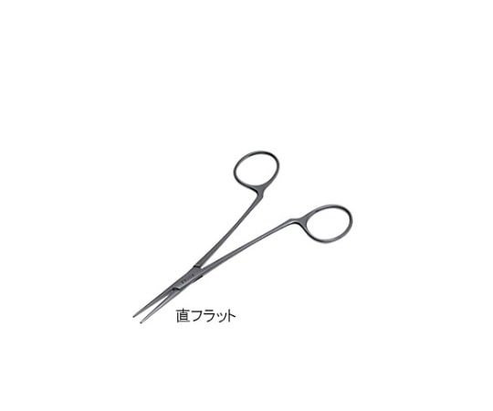 日本フリッツメディコ 毛抜き鉗子 14cm 直フラット F052-0786F 1個（ご注文単位1個）【直送品】