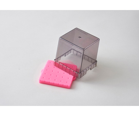 プレミアムプラスジャパン シリコンバースタンド25孔 ラージカバー ピンク FC-0494P 1個（ご注文単位1個）【直送品】