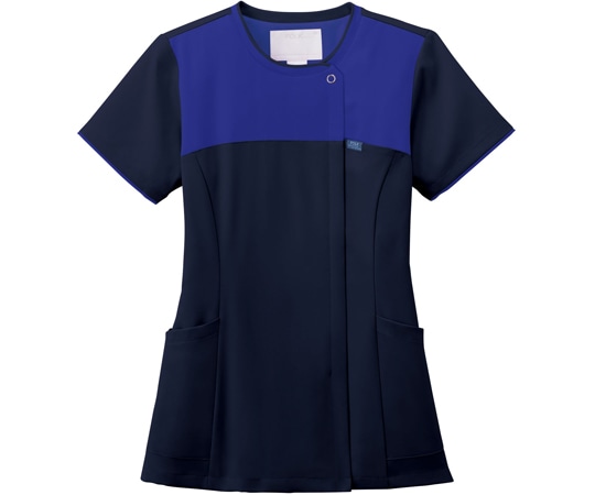 フォーク レディスジップスクラブR ダークネイビー×ミディアムブルー 3L 7079SC-7 1枚（ご注文単位1枚）【直送品】