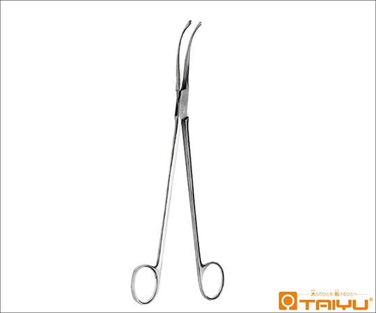 TAIYU(大祐医科工業) 肺剥離鉗子 筋無 反 BOX 全長21cm TY-617 1本(ご注文単位1本)【直送品】