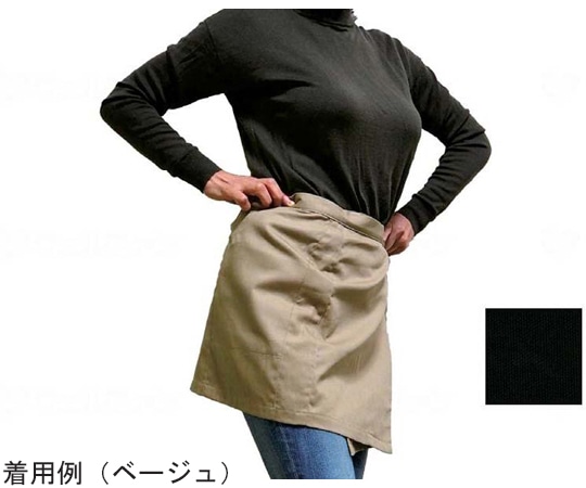 とみ ピーチスカートⅡ ブラック M  1枚（ご注文単位1枚）【直送品】