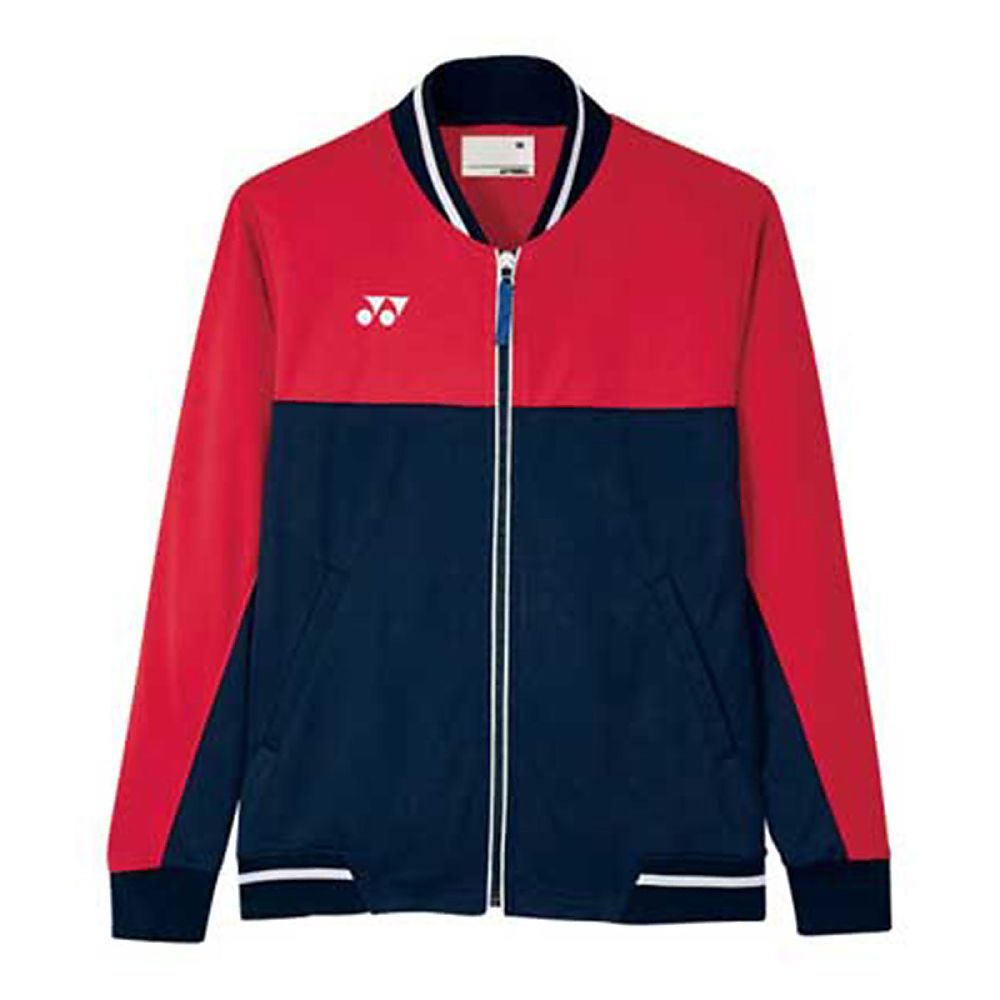 YONEX（トンボ） ケアワークジャケット レッド×ネイビー S（身丈60cm） CY101-15 S 1枚（ご注文単位1枚）【直送品】