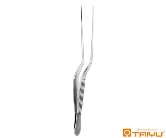 TAIYU（大祐医科工業） ルーツェ氏鼻用鑷子 有鈎 併式 ダボ無 全長17cm TY-073B 1本（ご注文単位1本）【直送品】