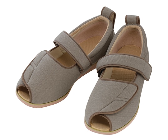 徳武産業 オープンマジックⅡ Mグレー 3L 1015 1足（ご注文単位1足）【直送品】