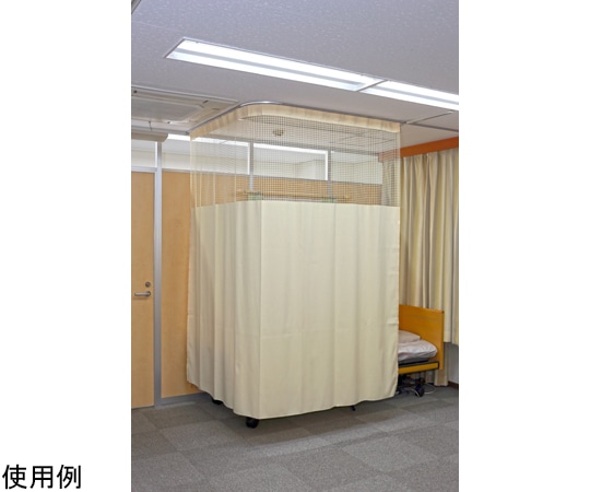 杉田産業 アースプラスカーテン ネット一体型 ベージュ NEP-2401S 1枚(ご注文単位1枚)【直送品】