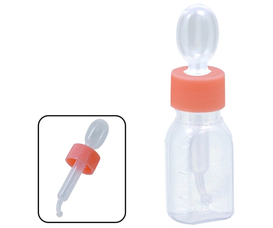 金鵄製作所 小判型投薬瓶 30mL スポイト付キャップ（ピンク） 200本入 22000-005 1箱（ご注文単位1箱）【直送品】