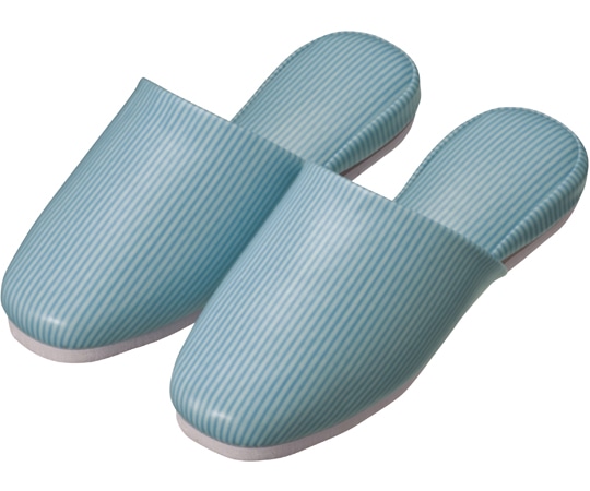 日紅商事 ストライプ柄スリッパ ブルー 20足セット NA1001（20ソクセット）-ブルー-26.0cm 1箱（ご注文単位1箱）【直送品】