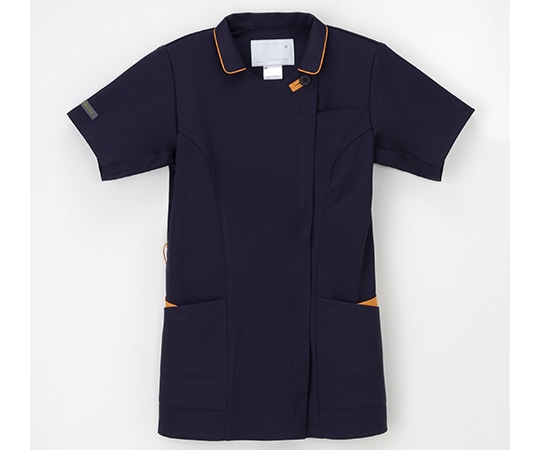 ナガイレーベン チュニック ネイビー+オレンジ LL AY-4222 1枚（ご注文単位1枚）【直送品】