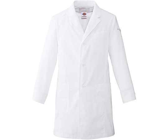 フォーク メンズシングルコート ホワイト LL 1537PR-1 1枚(ご注文単位1枚)【直送品】