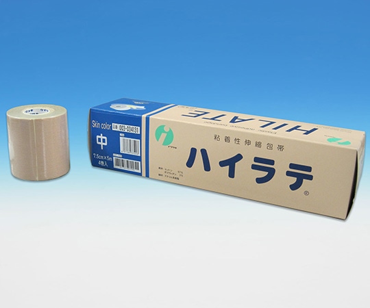 イワツキ ハイラテ ベージュ 中 7.5cm×5m 4巻 003-034131 1箱（ご注文単位1箱）【直送品】