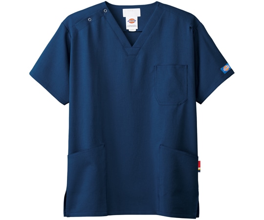 フォーク スクラブ D.ブルー M 7072SC-7 1枚（ご注文単位1枚）【直送品】