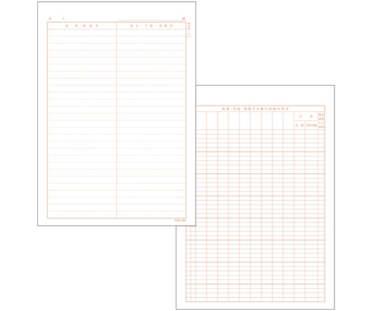 金鵄製作所 カルテ3号 B5 70kg 社保 会計付き k-004 500枚入 41021-401 1箱(ご注文単位1箱)【直送品】