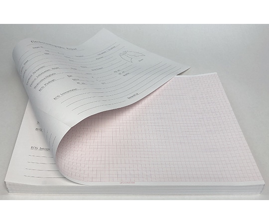 ちばら 心電図記録紙 幅210mm×長60m/折300mm（折り畳み型・方眼線有） 5冊入 CP210-60Z-DM 1箱（ご注文単位1箱）【直送品】