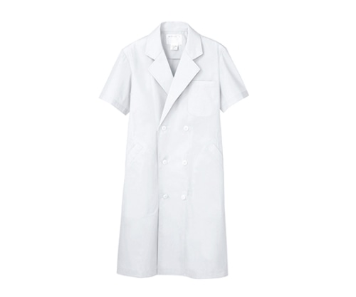 住商モンブラン 診察衣 メンズ 半袖W 白 51-612 S 1枚（ご注文単位1枚）【直送品】