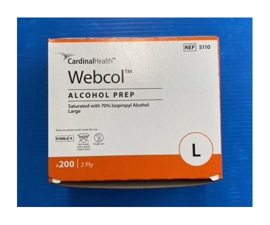 カーディナルヘルス ウエブコル・エル 1ケース（20箱入） 5110N 1ケース（ご注文単位1ケース）【直送品】