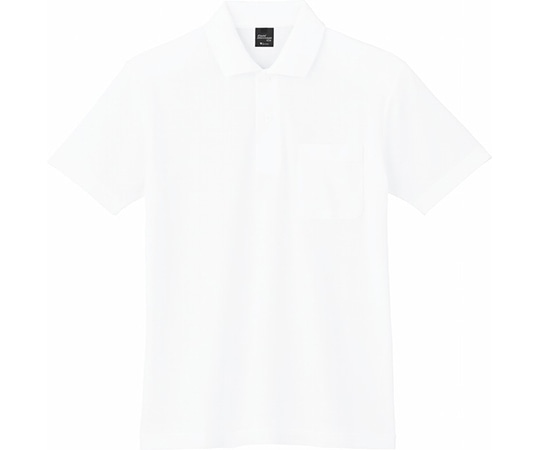 WHISEL（自重堂） 半袖ポロシャツ ホワイト SS 85854 1枚（ご注文単位1枚）【直送品】