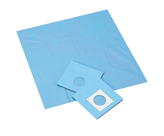 オオサキメディカル 滅菌オオサキドレープF 606A12 60cm×60cm （12cm丸穴） 50枚入（個包装） 50888 1箱（ご注文単位1箱）【直送品】